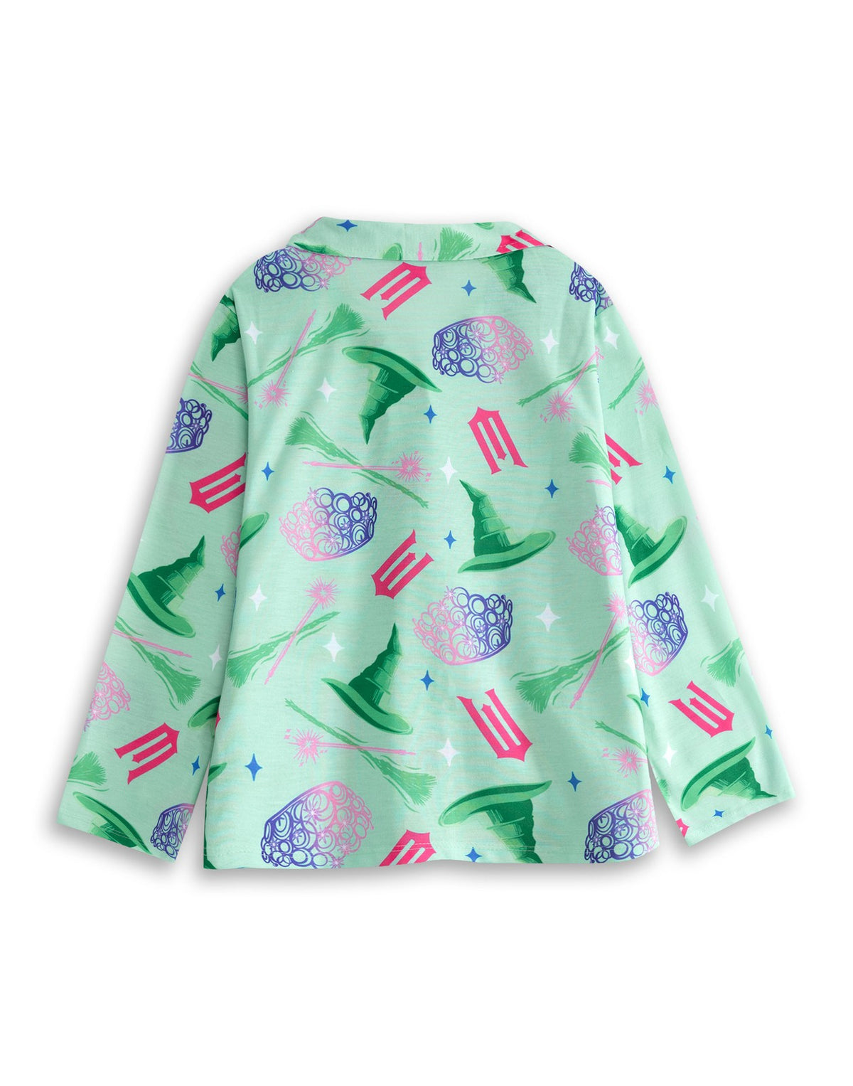 Wicked Long Sleeve Long Leg Pyjama Set | Girls Pink | Official Merch