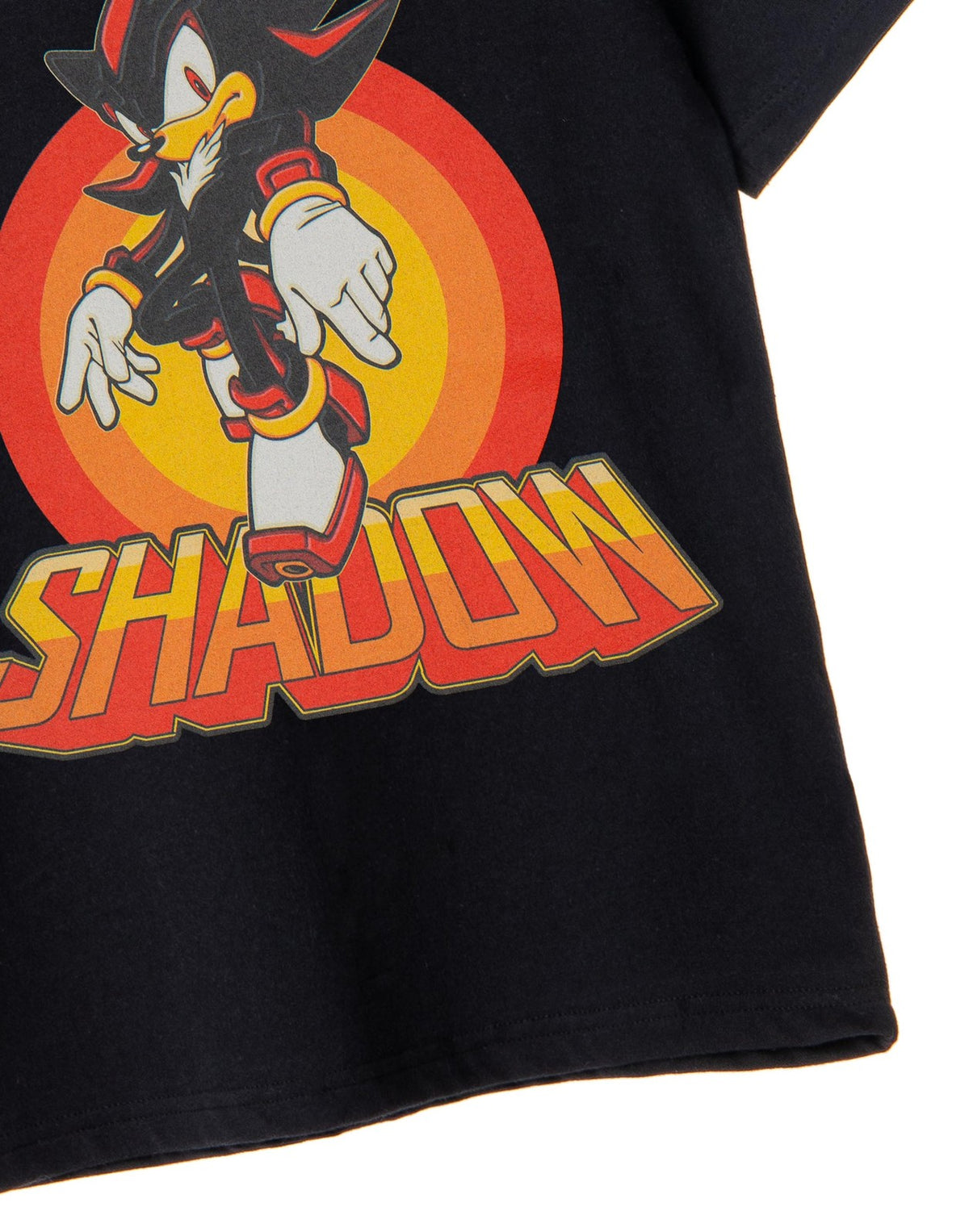 Sonic the Hedgehog Short Sleeved T-Shirt | Boys Black | Official Merch