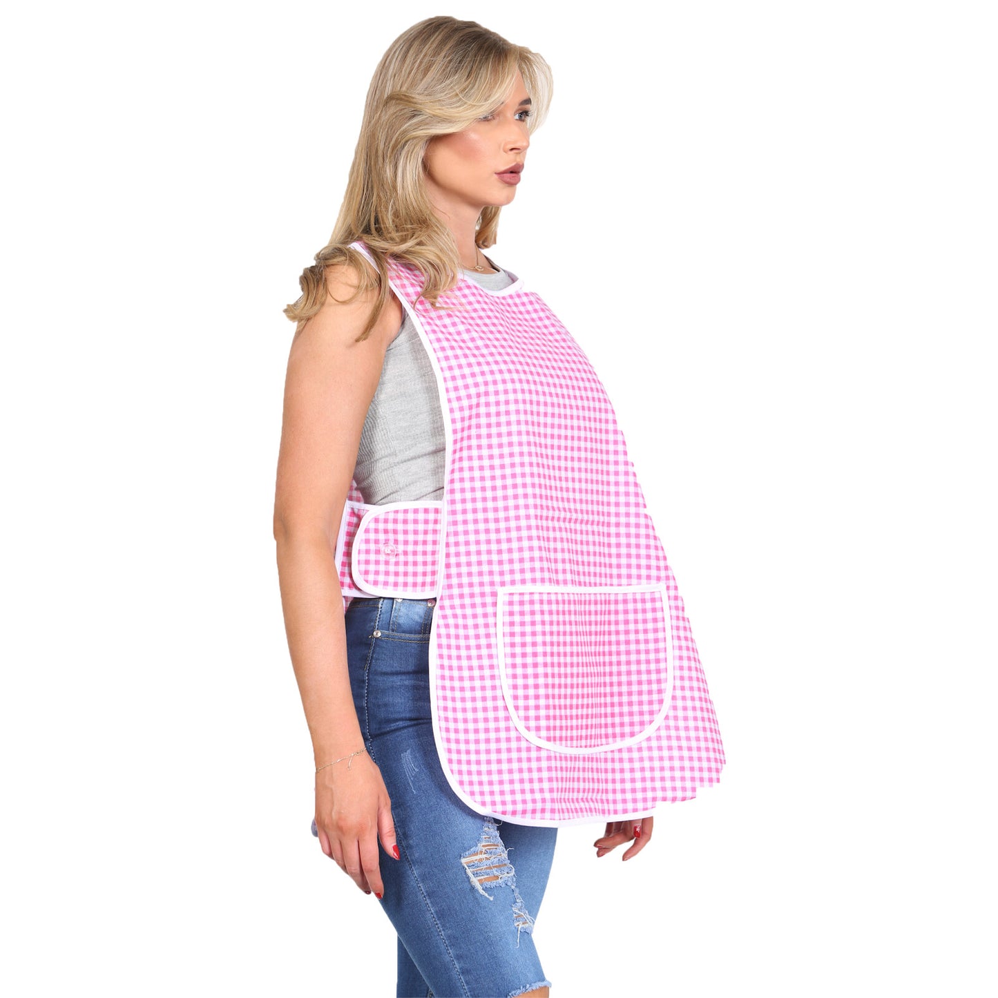 PREMIUM OVERALL TABARD CHEF KITCHEN CATERING CLEANING BAR TABBARD APRON POCKET