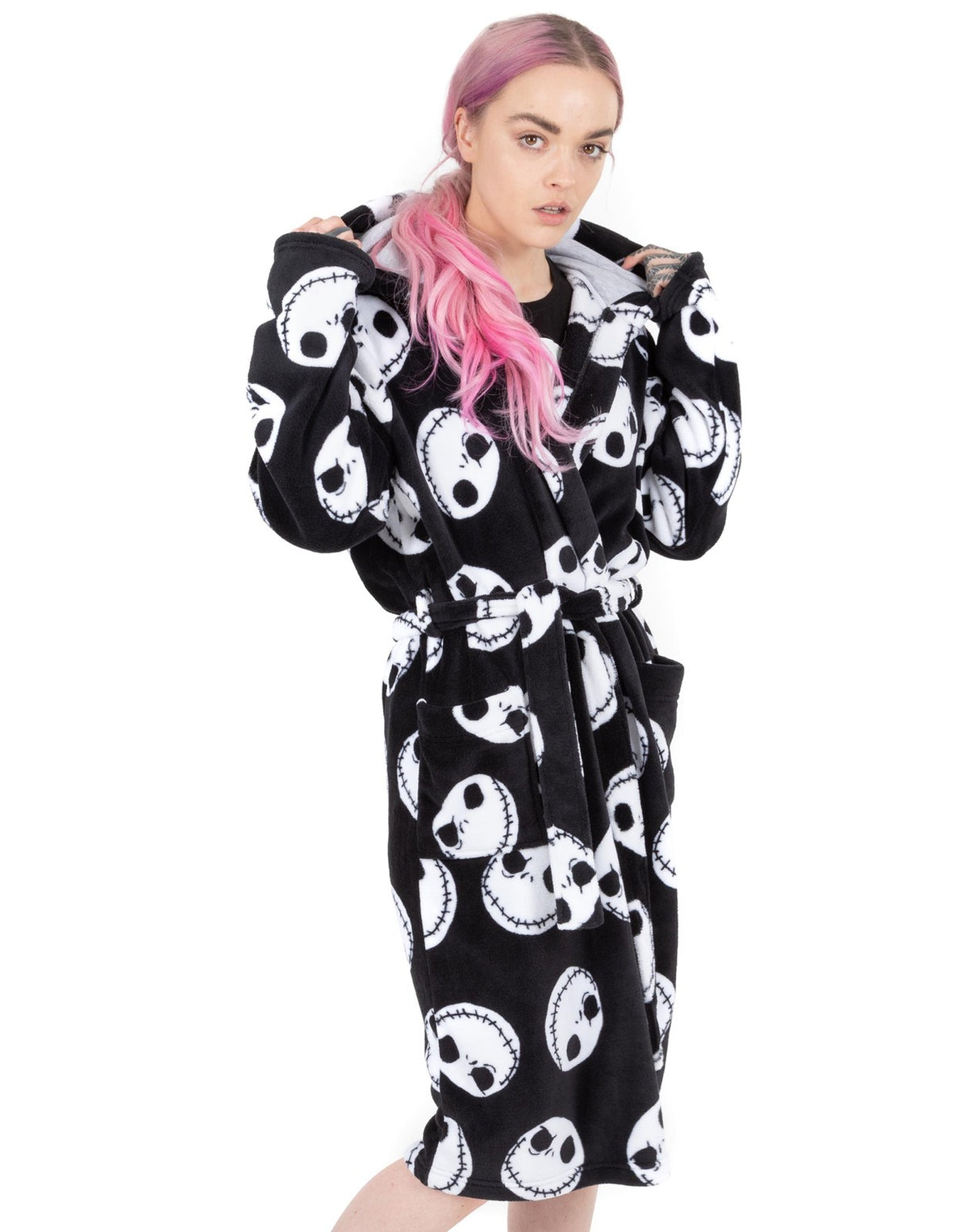Disney Bathrobe | Womens Black | Official Merch