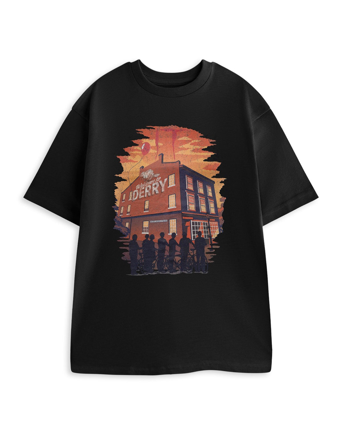 Welcome To Derry Short Sleeved T-Shirt | Unisex Black | Official Merch