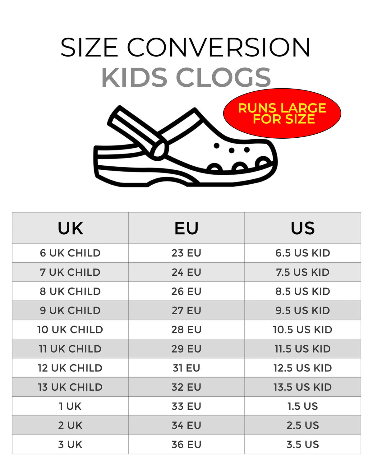 Bluey Clogs | Boys Grey | Official Merch