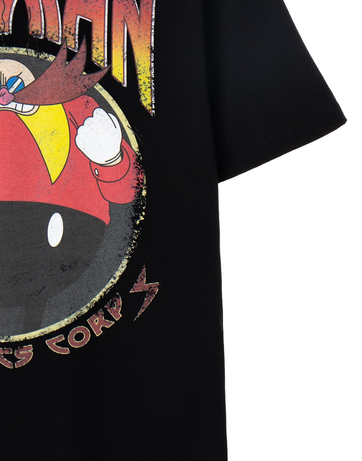 Sonic the Hedgehog Short Sleeved T-Shirt | Mens Black | Official Merch