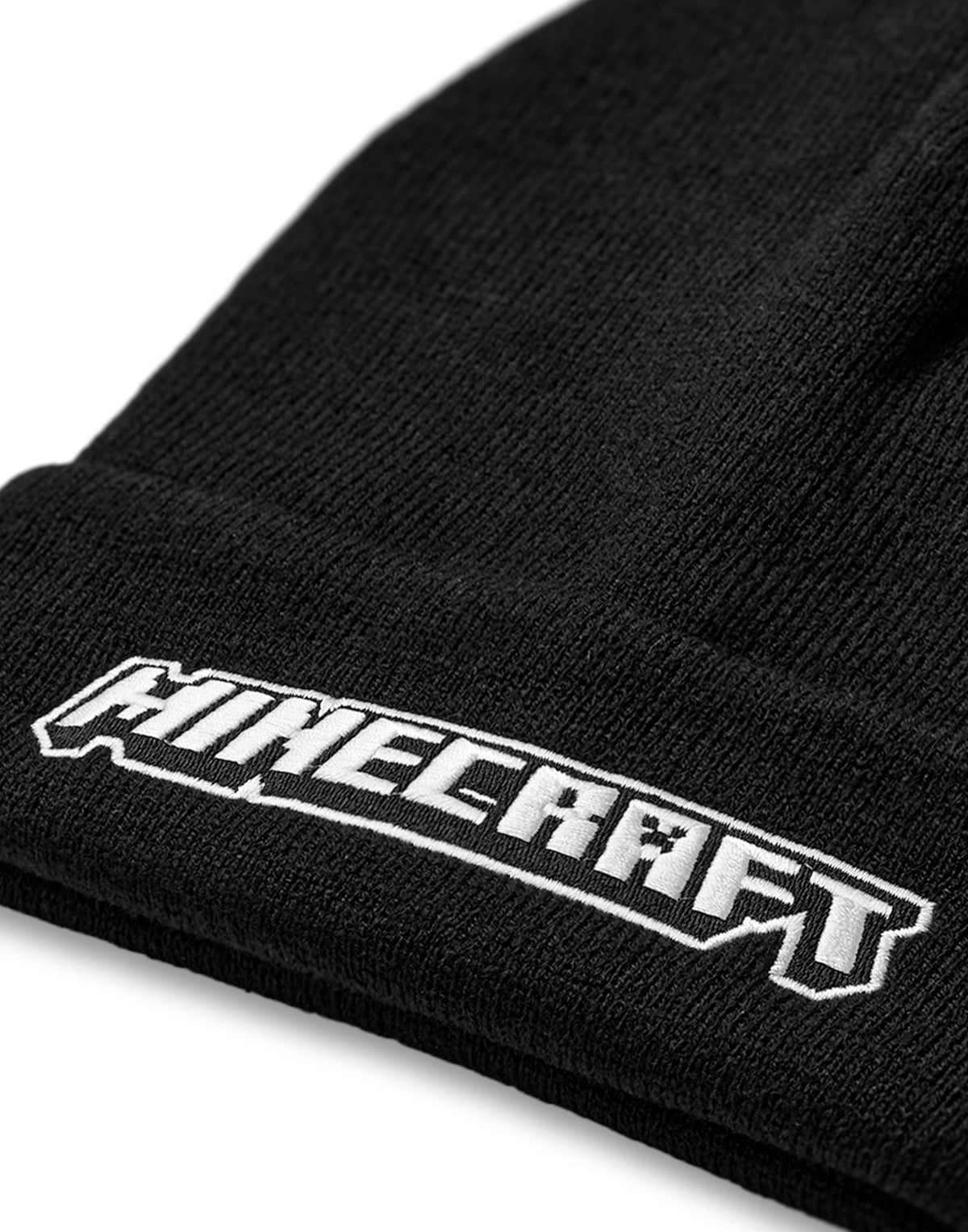 Minecraft Beanie Hat | Boys Black Gaming | Official Merch