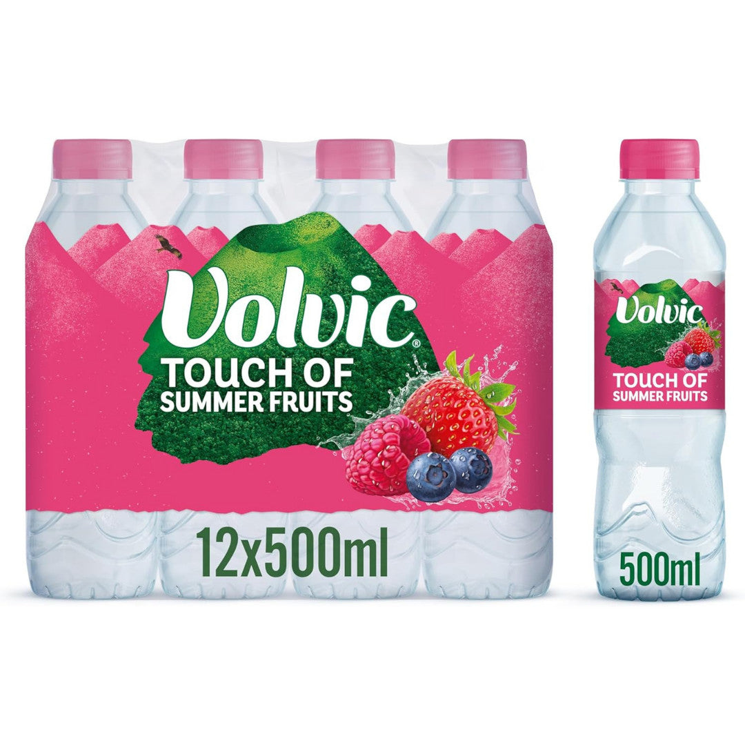 Volvic Touch of Fruit Sugar Free Choose Your Flavoured Water, 6 X 1.5L