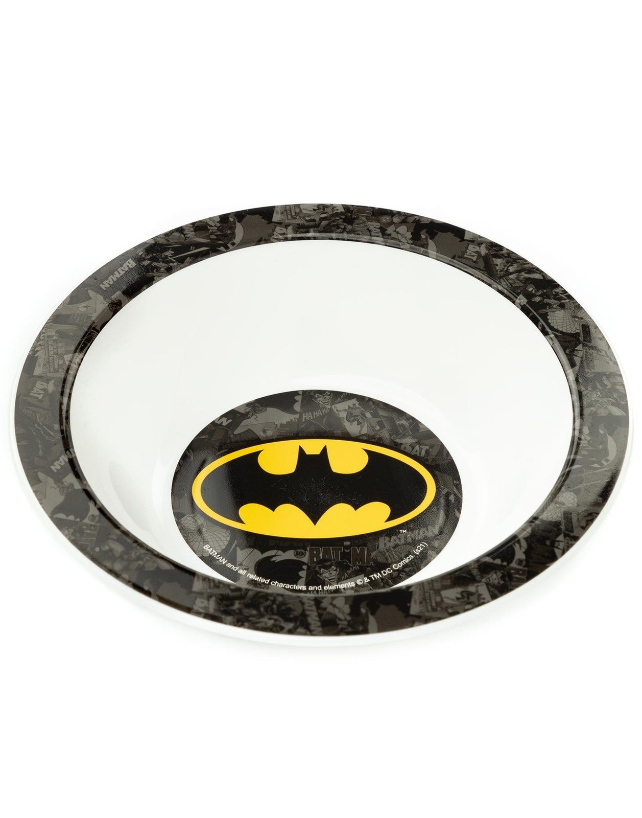 DC Comics 3 Piece Tableware Set | Unisex Kids Black | Official Merch
