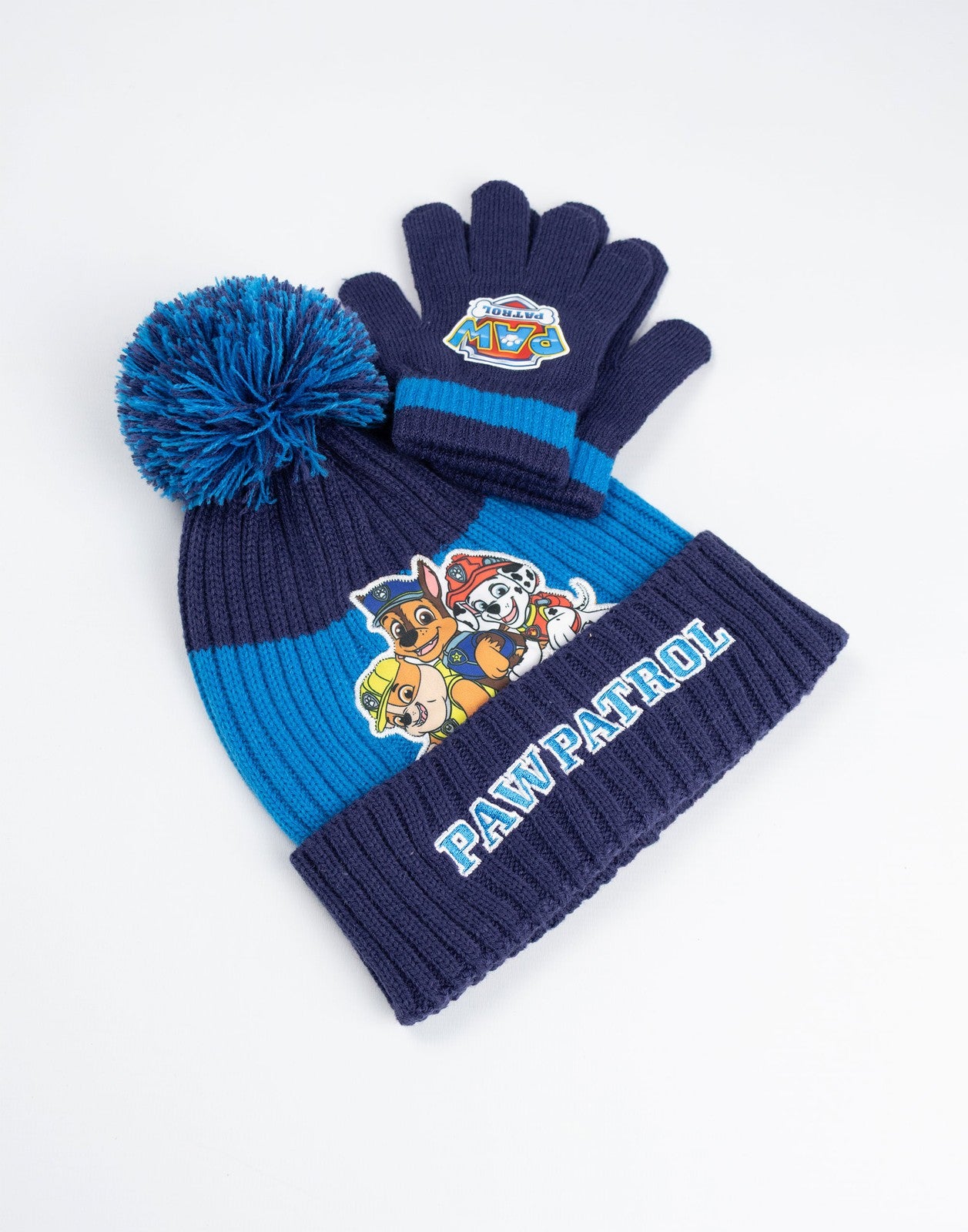 Paw Patrol Beanie and Gloves Set | Boys Navy | Official Merch