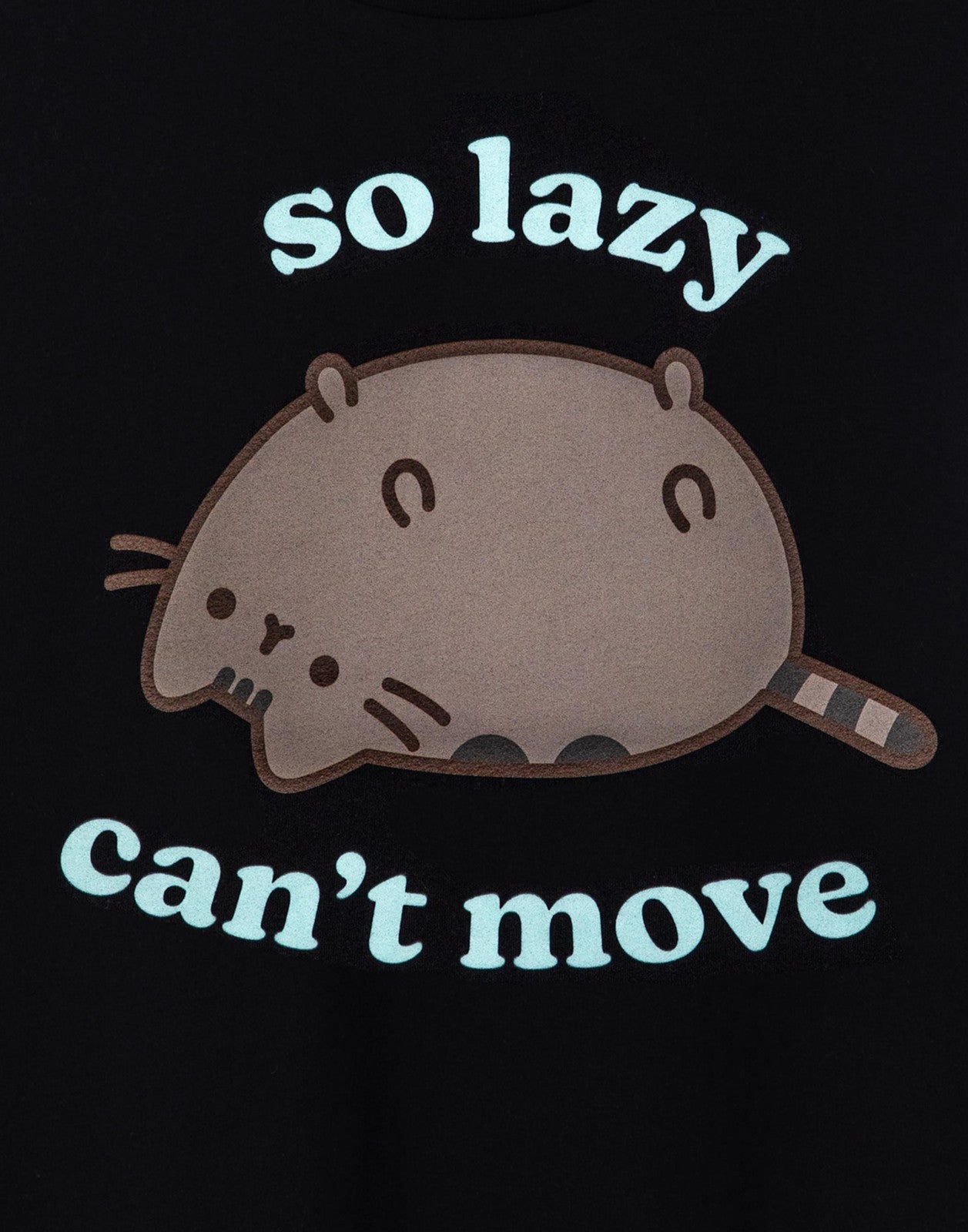 Pusheen Short Sleeved T-Shirt | Womens Black | Official Merch
