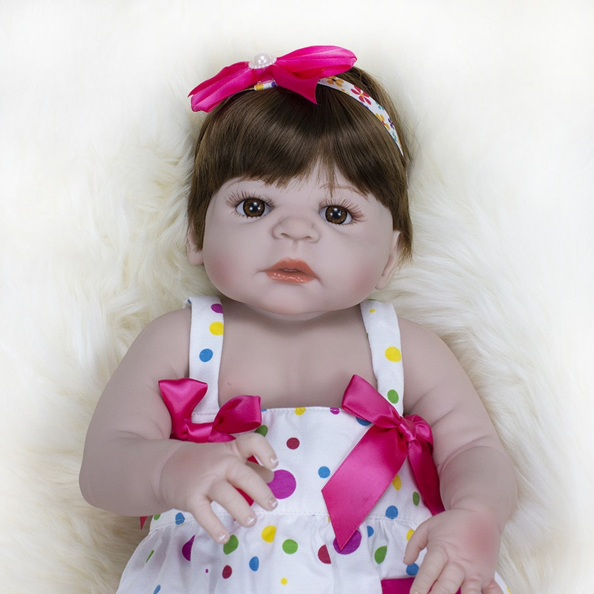 22'' Realistic Twins Reborn Baby Dolls Full Body Vinyl Silicone Boy Girl Gift UK