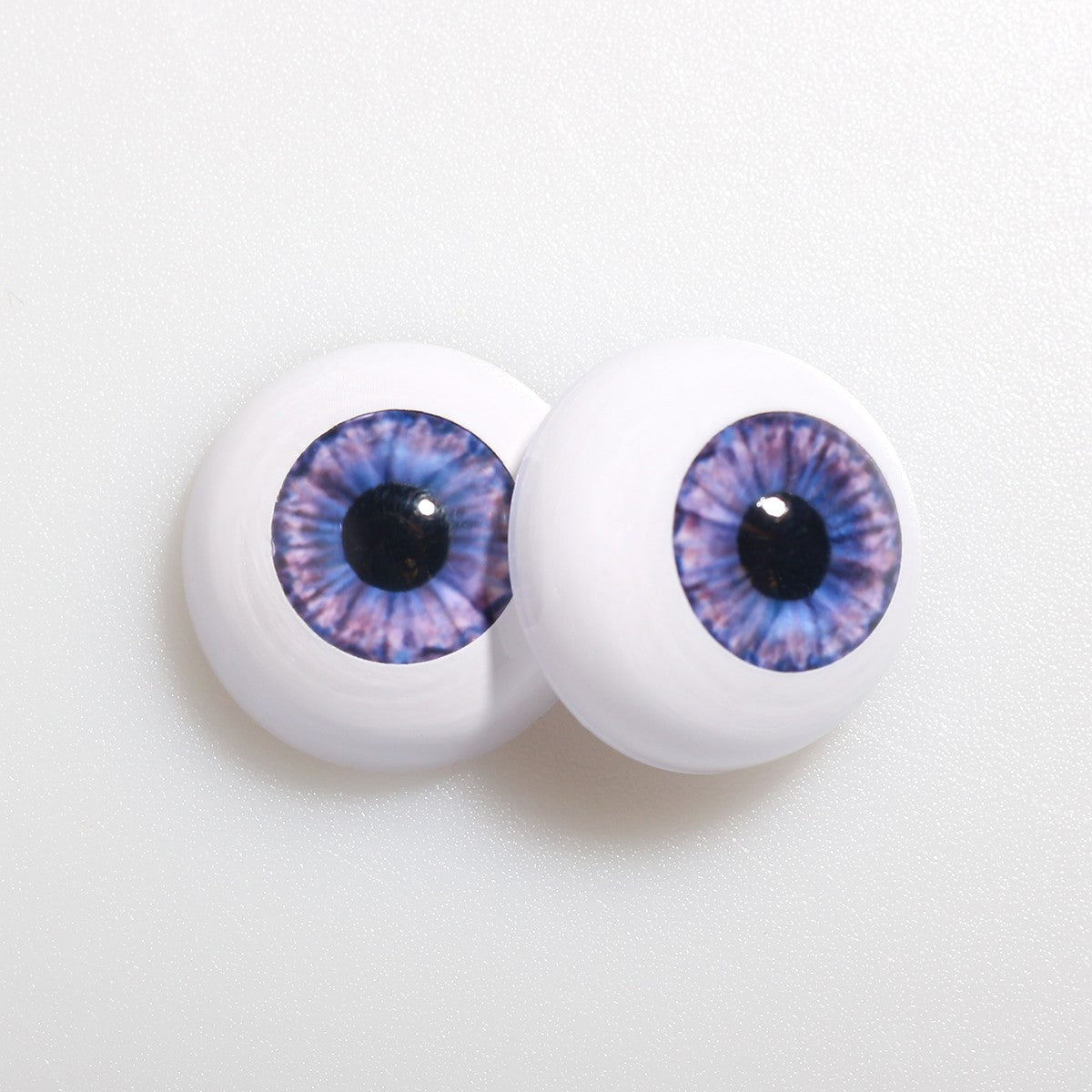 2 Pairs Reborn Baby Doll Eyes Half Round Acrylic Eyeballs Accessories DIY Supply