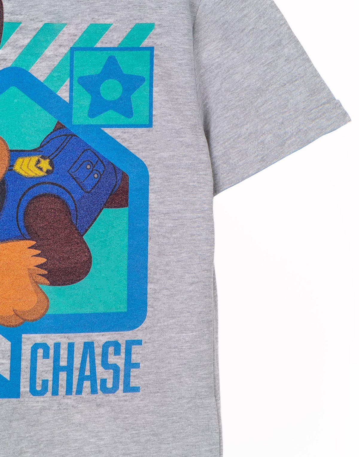 Paw Patrol Short Sleeved T-Shirt | Boys Grey Marl | Official Merch