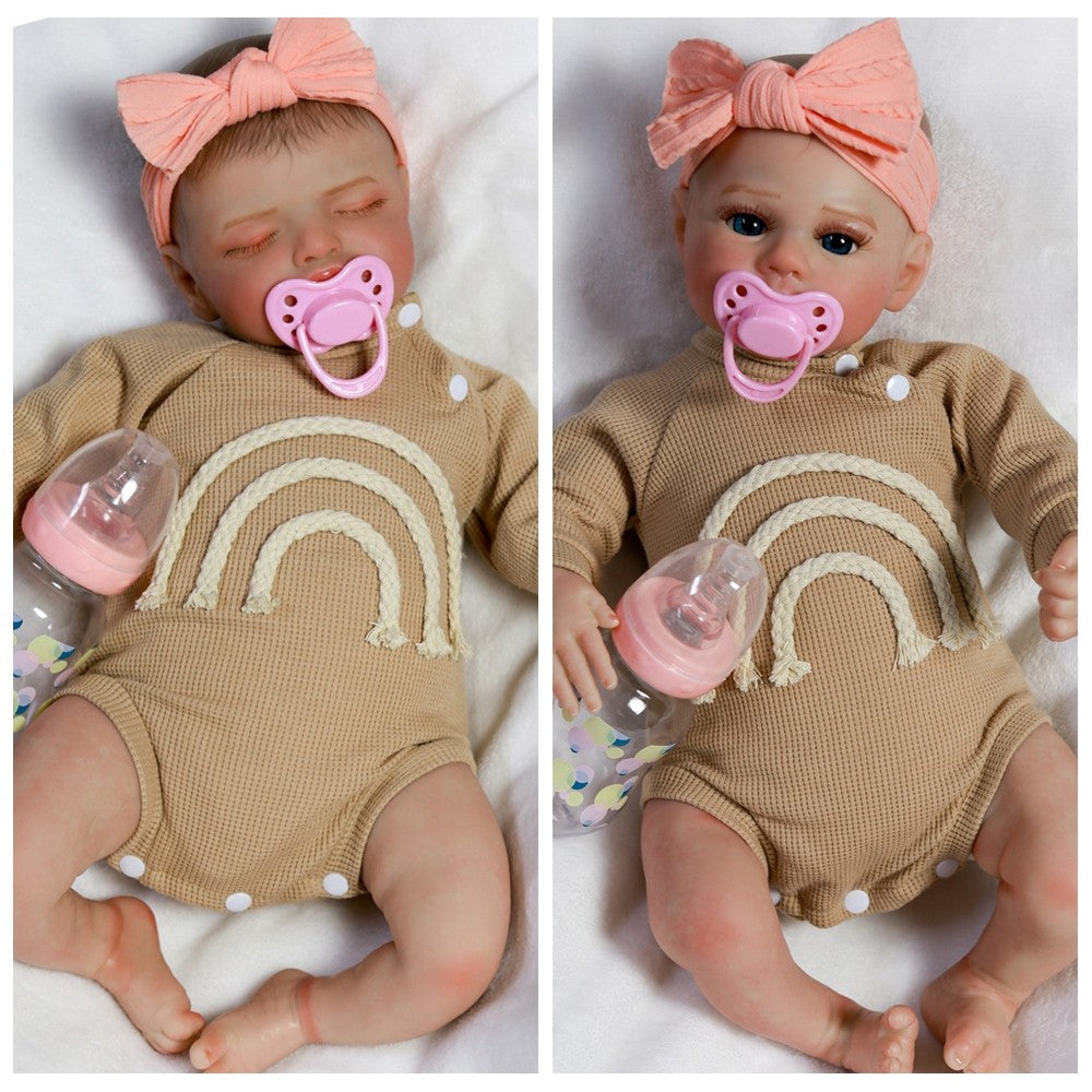 New Lifelike Reborn Baby Dolls Girl Handmade Newborn Doll Realistic Twins Gift