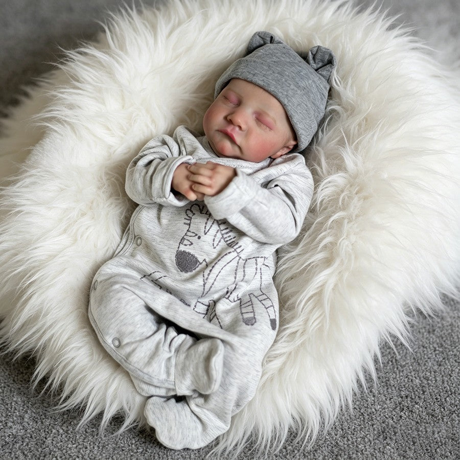 18in Handmade Reborn Baby Dolls Vinyl Silicone Realistic Newborn Boy Twins Gifts