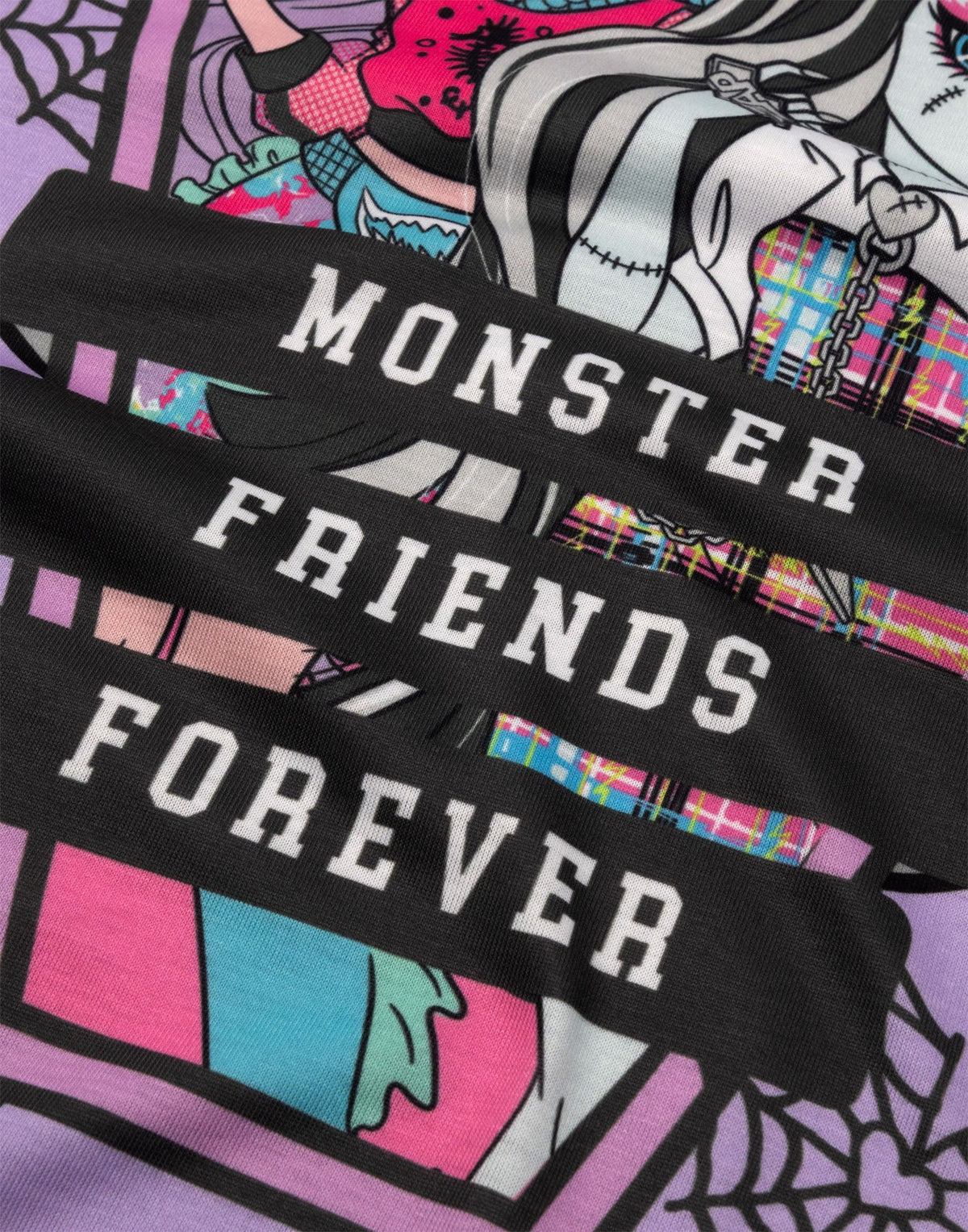 Monster High Multi-Pack of 2 Short Sleeve Nightdress | Girls Pink | Official Mer