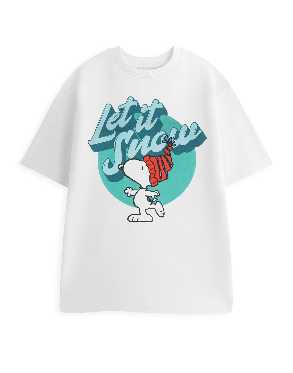 Peanuts Short Sleeved T-Shirt | Unisex White | Official Merch