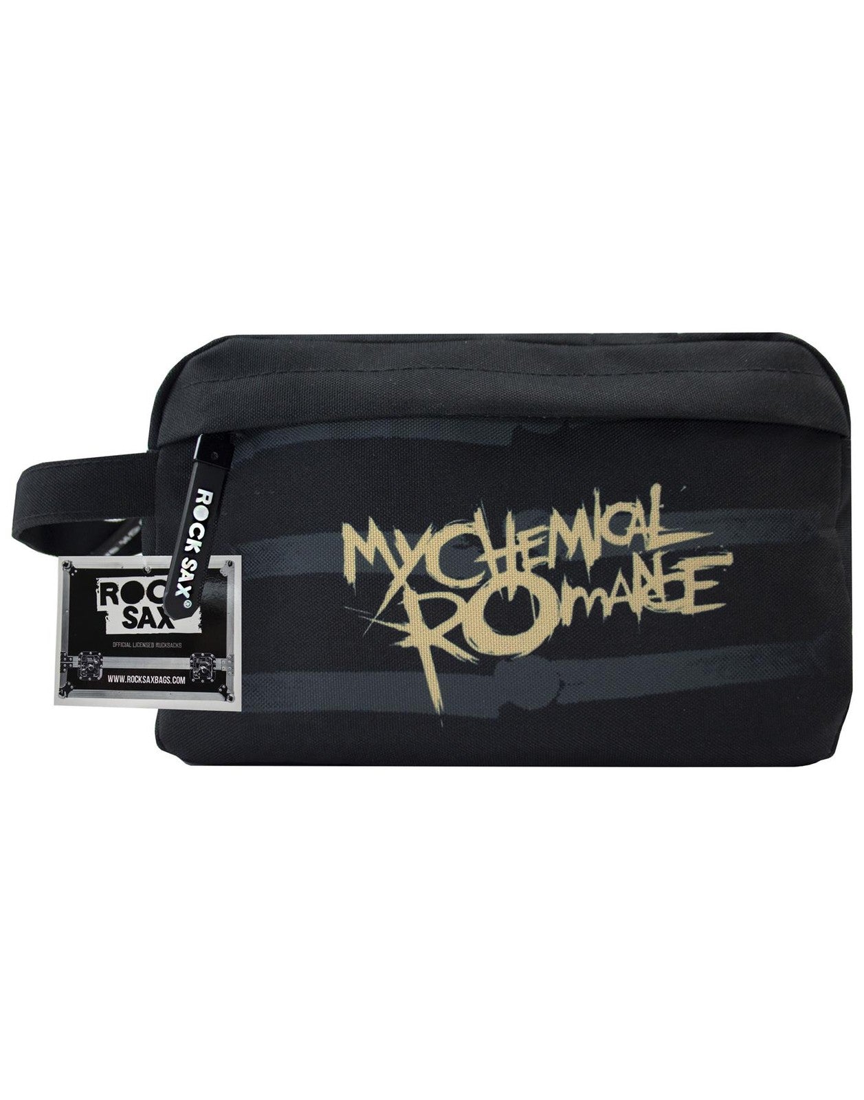 Rock Sax Wash and Toiletry Bag | Mens Black | Official Merch