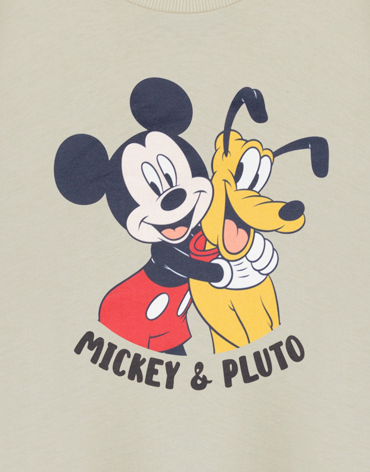 Disney Short Sleeved T-Shirt | Boys Oatmeal | Official Merch