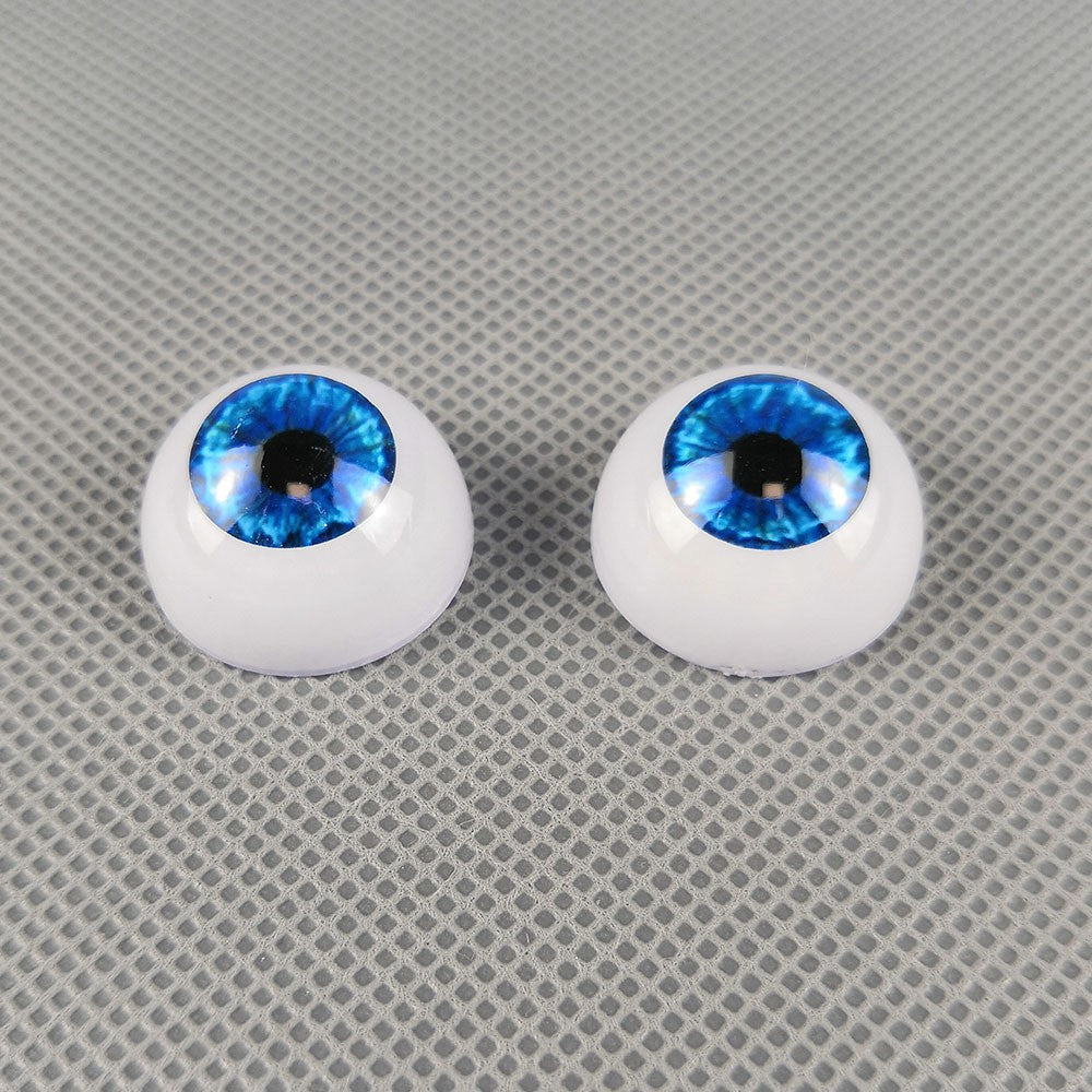 10 Pairs Half Round Acrylic Eyes Eyeballs for Reborn Baby Dolls Kit DIY Repair