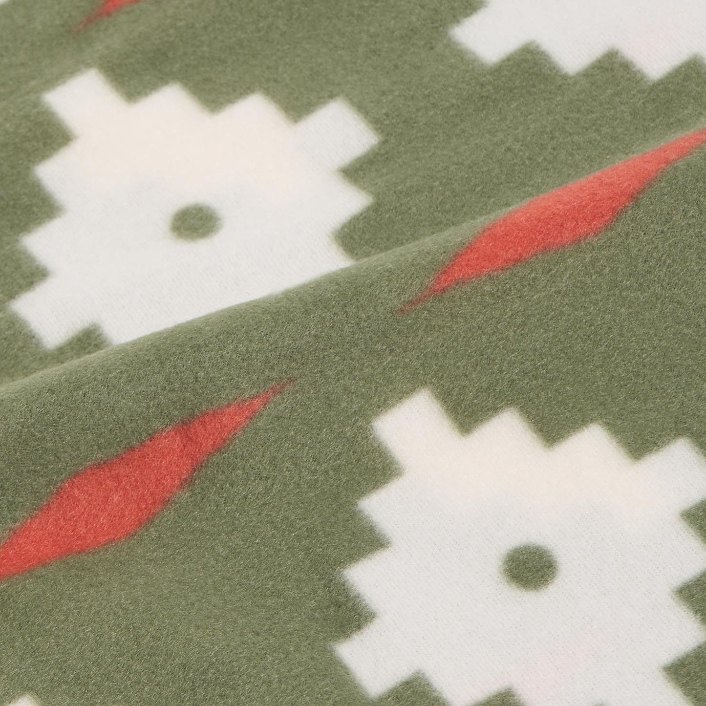 OHS Geo Print Throw Soft Blanket Polar Fleece Lightweight Bedspread