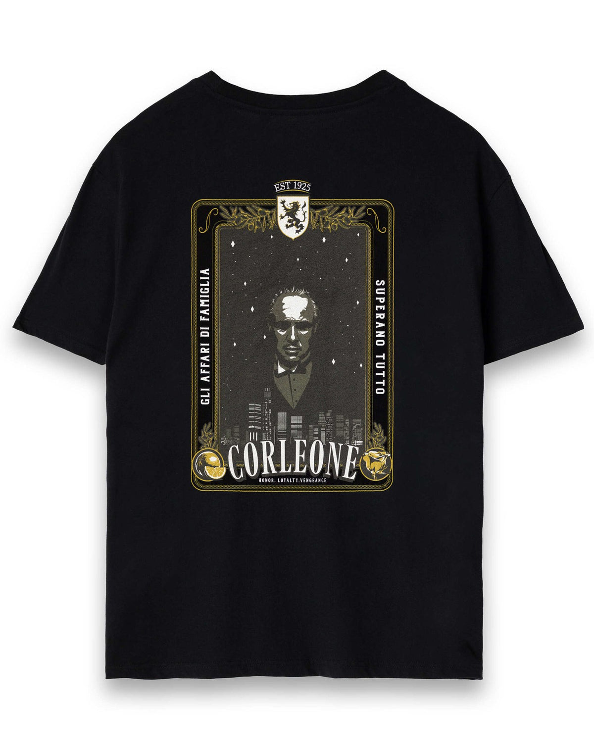 The Godfather Short Sleeved T-Shirt | Mens Black | Official Merch