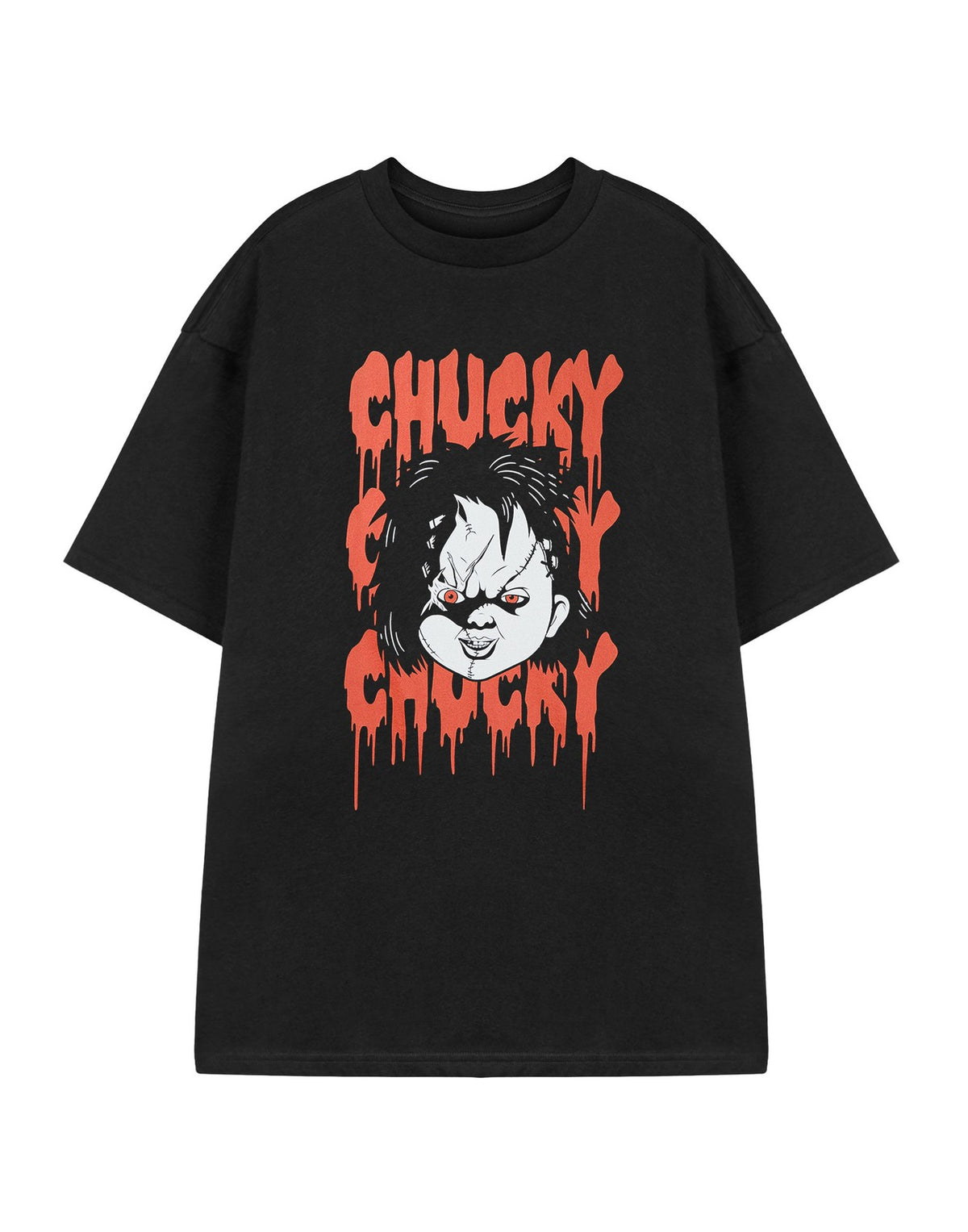 Chucky Short Sleeved T-Shirt | Unisex Black | Official Merch