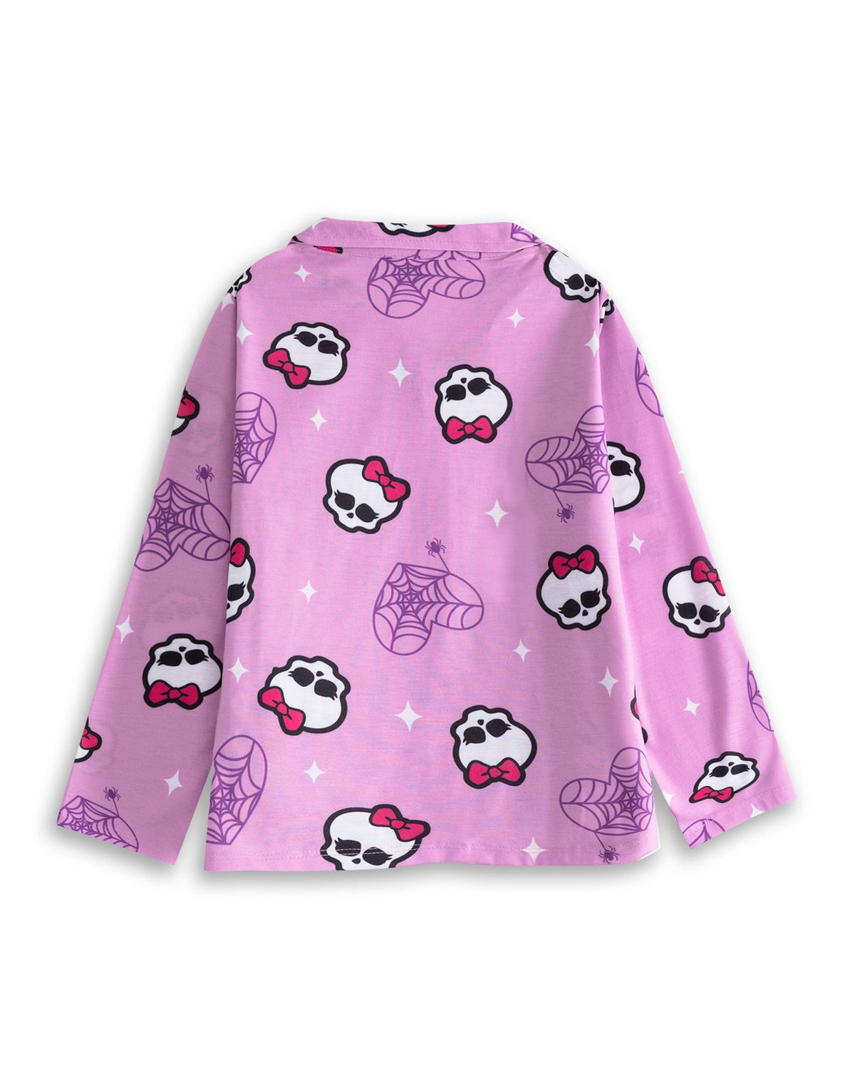 Monster High Long Sleeve Long Leg Pyjama Set | Girls Pink | Official Merch