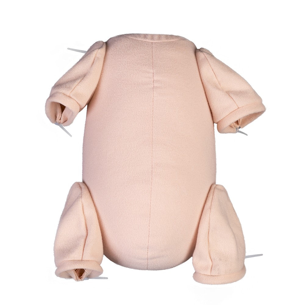 Soft Cloth Body for 16"/18"/20"/24" Reborn Dolls Kit 3/4 Limbs DIY Repair Supply