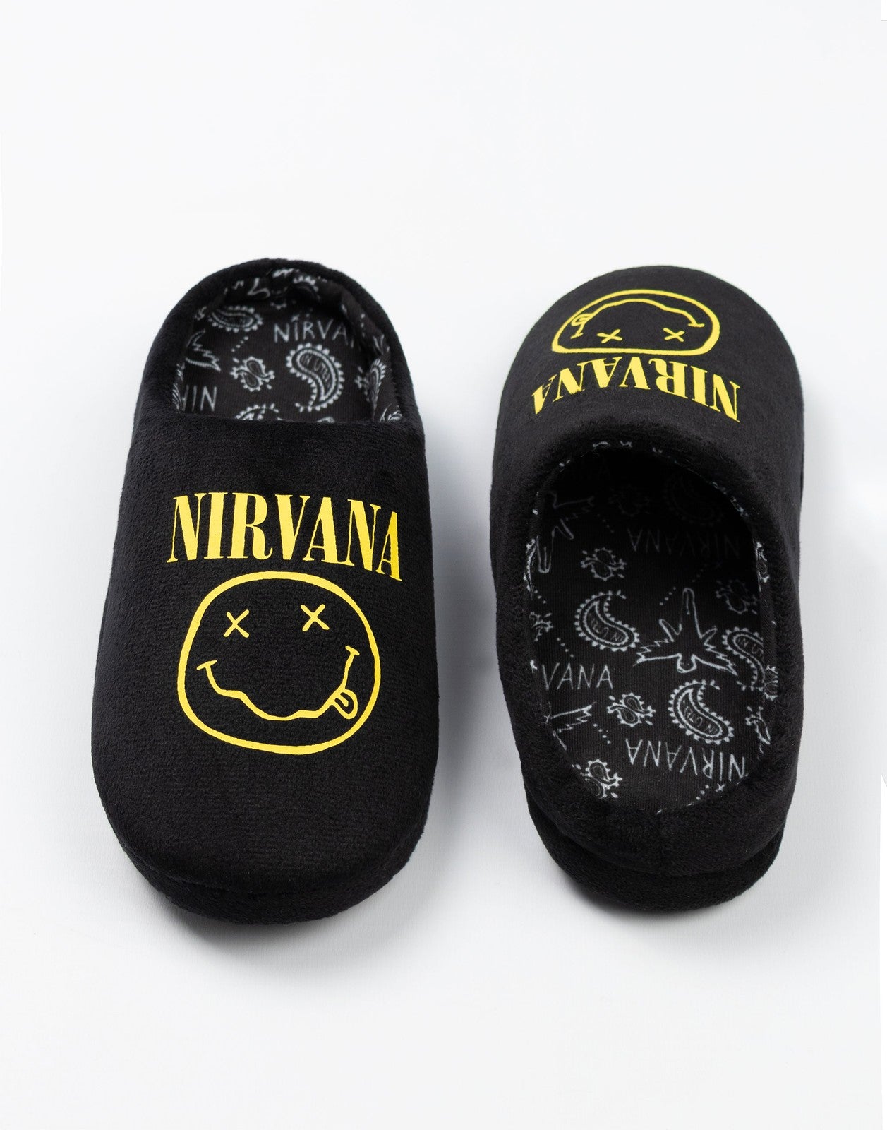 Nirvana Mule Slippers | Unisex Kids Black | Official Merch