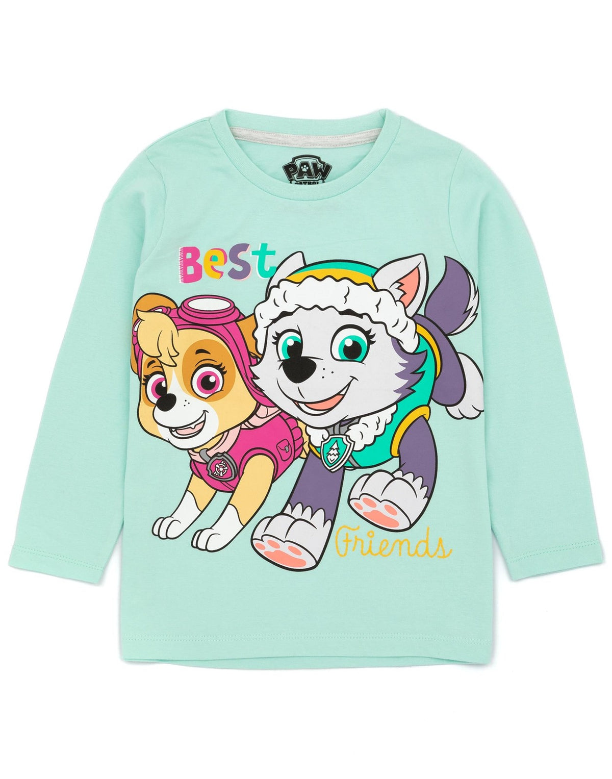 Paw Patrol Long Sleeve Long Leg Pyjama Set | Girls Blue | Official Merch