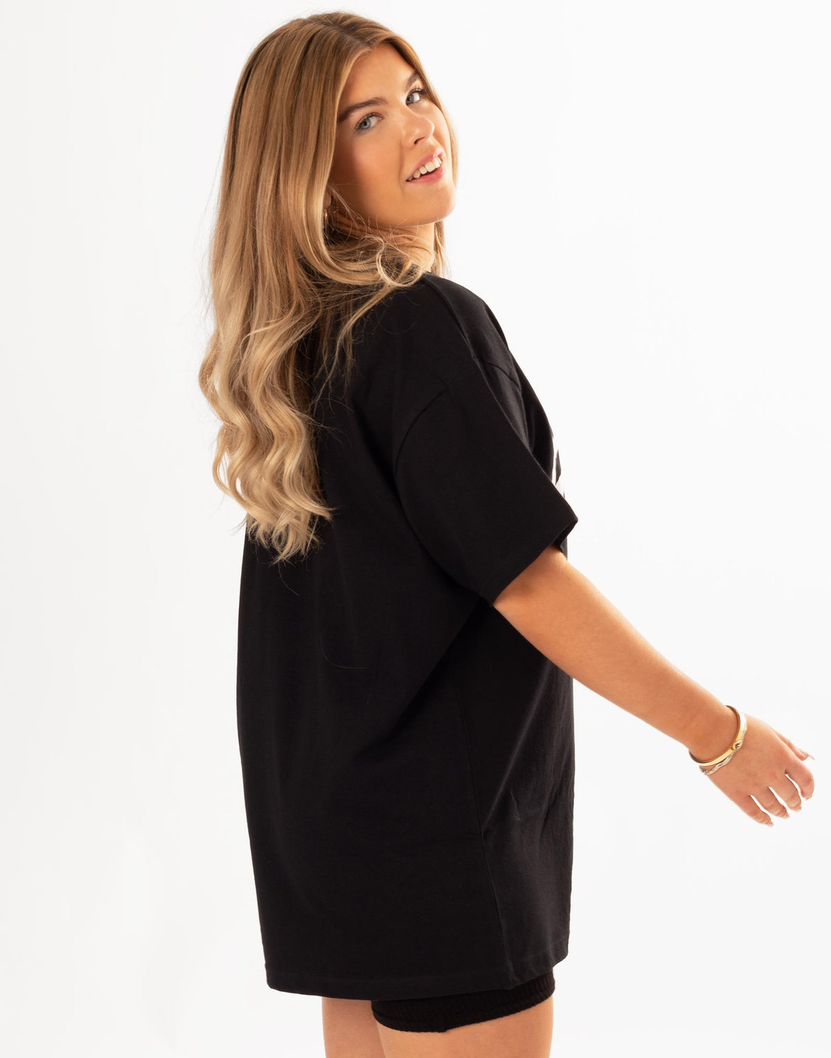 Barbie Oversized Short Sleeved T-Shirt | Womens Black | Official Merch