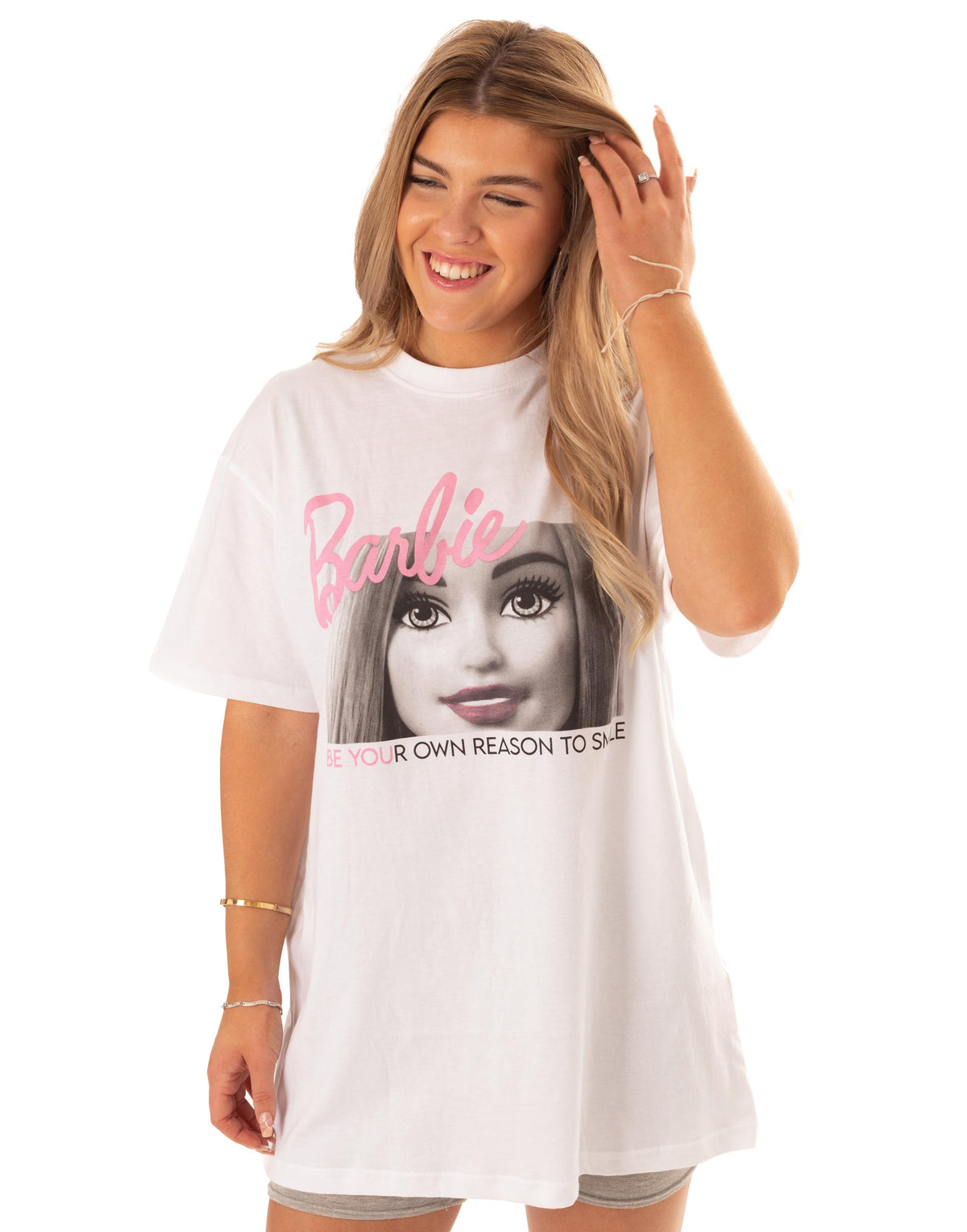 Barbie Short Sleeved T-Shirt | Womens White | Official Merch